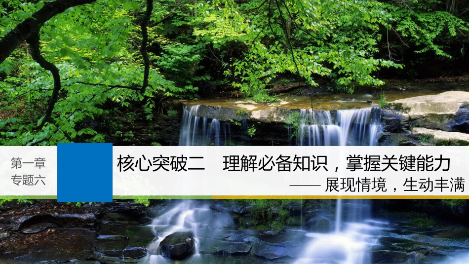 2019届高考语文一轮复习 第一章 语言文字的运用 专题六 语句的扩展 核心突破二 理解必备知识，掌握关键能力课件_第1页