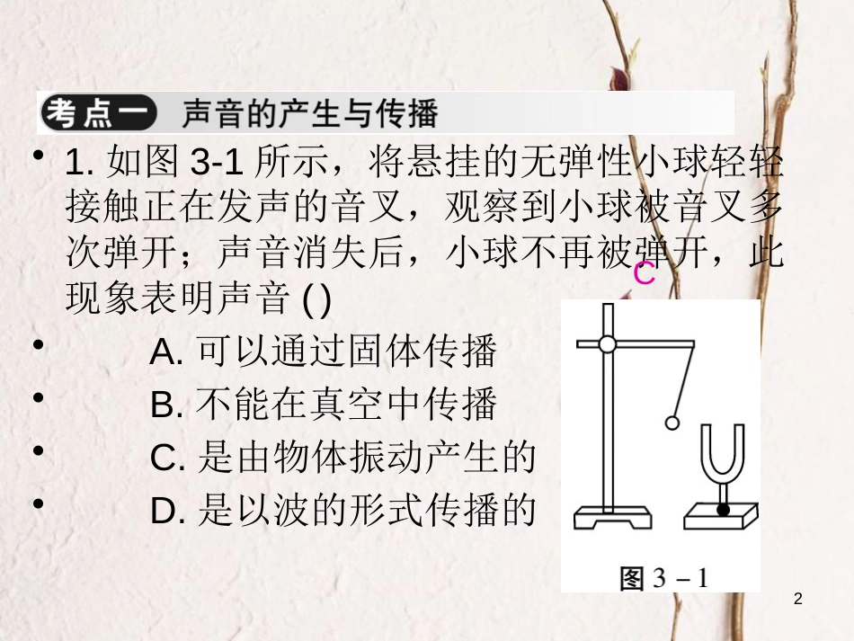 学年八年级物理全册 第三章《声的世界》单元小结与复习课件 （新版）沪科版_第2页
