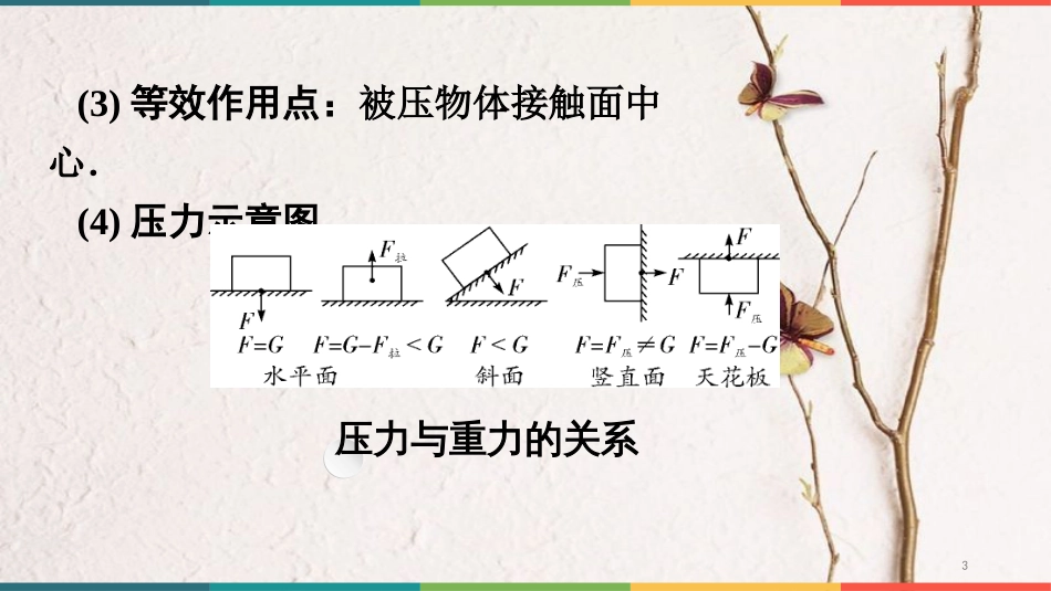 中考物理 基础过关复习集训 第九章 压强 第1节 固体压强 液体压强课件 新人教版_第3页