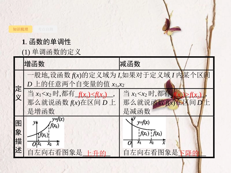 高考数学 第二章 函数 2.2 函数的单调性与最值课件 文 新人教A版_第3页