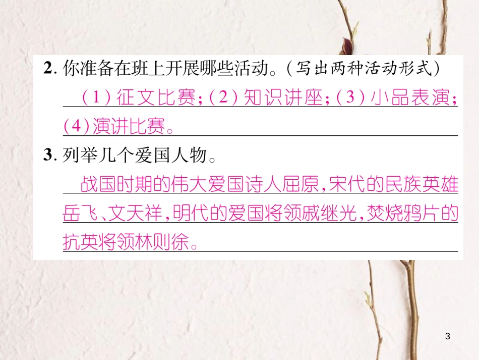 （毕节专版）七年级语文下册 第二单元综合性学习 天下国家课件 新人教版_第3页