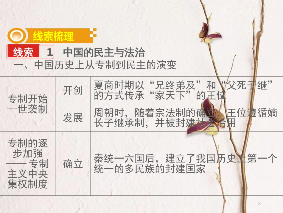湖南省中考历史总复习专题三民主与法治—纪录片《法治中国》课件新人教版_第3页