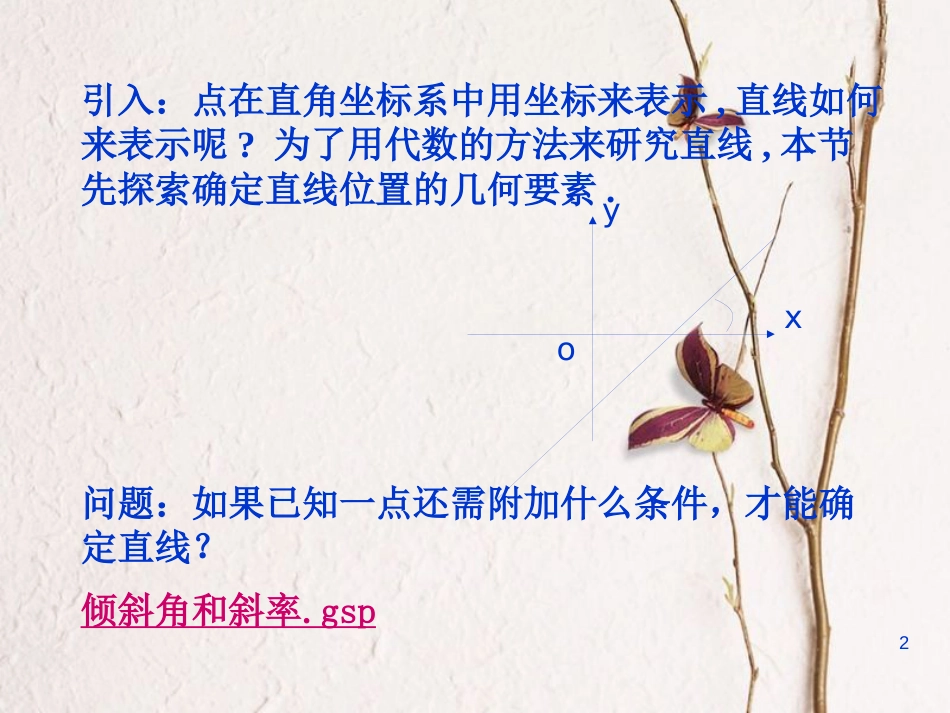 山西省忻州市高考数学专题直线的倾斜角与斜率复习课件_第2页