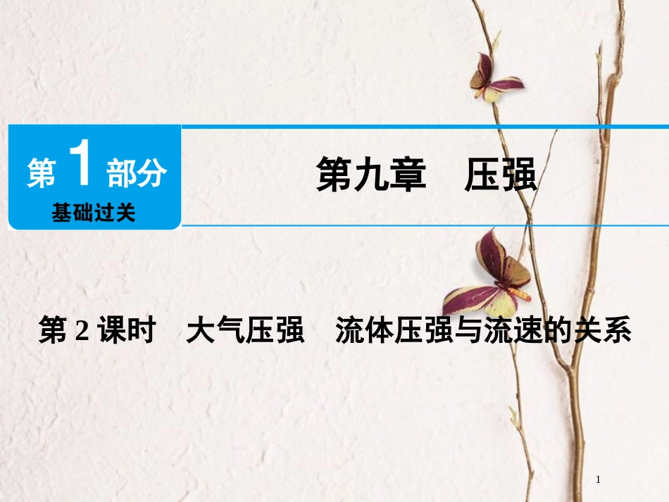 广东省深圳市2018年中考物理总复习 第九章 压强第2课时课件_第1页