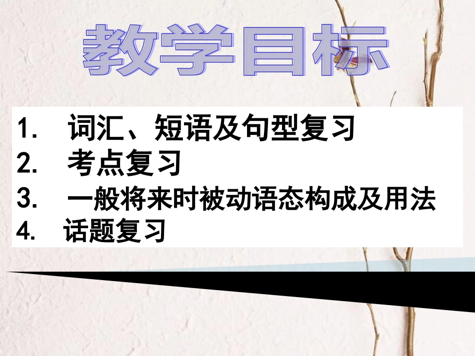 江苏省盐城市响水县中考英语一轮复习八下Unit8课件_第2页