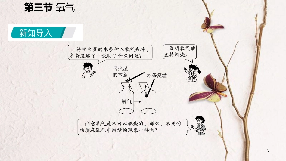 九年级化学上册 第四单元 我们周围的空气 第三节 氧气 4.3.2 氧气的性质与氧循环课件 （新版）鲁教版_第3页