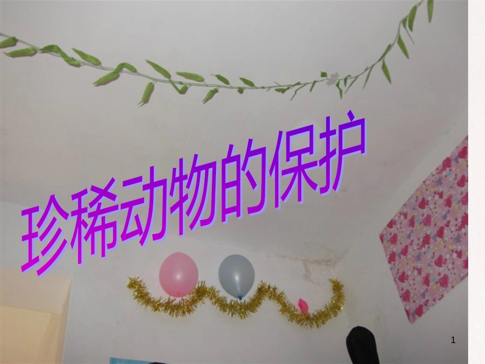 四年级科学上册 2.5 珍稀动物的保护课件1 湘教版_第1页
