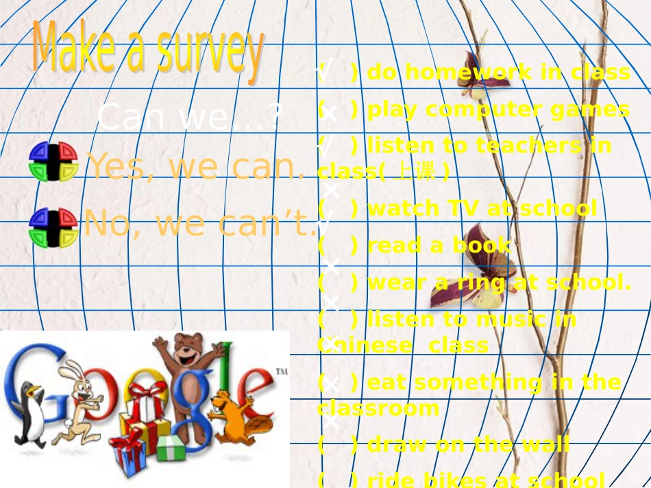 辽宁省灯塔市七年级英语下册 Unit 4 Don't eat in class Period 1课件 （新版）人教新目标版_第2页