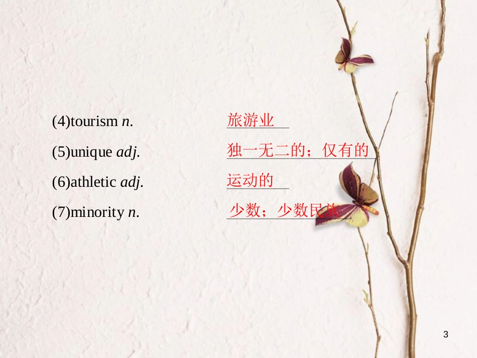版高考英语大一轮复习 第1部分 模块复习方略 Unit 5 Theme parks课件 新人教版必修4_第3页