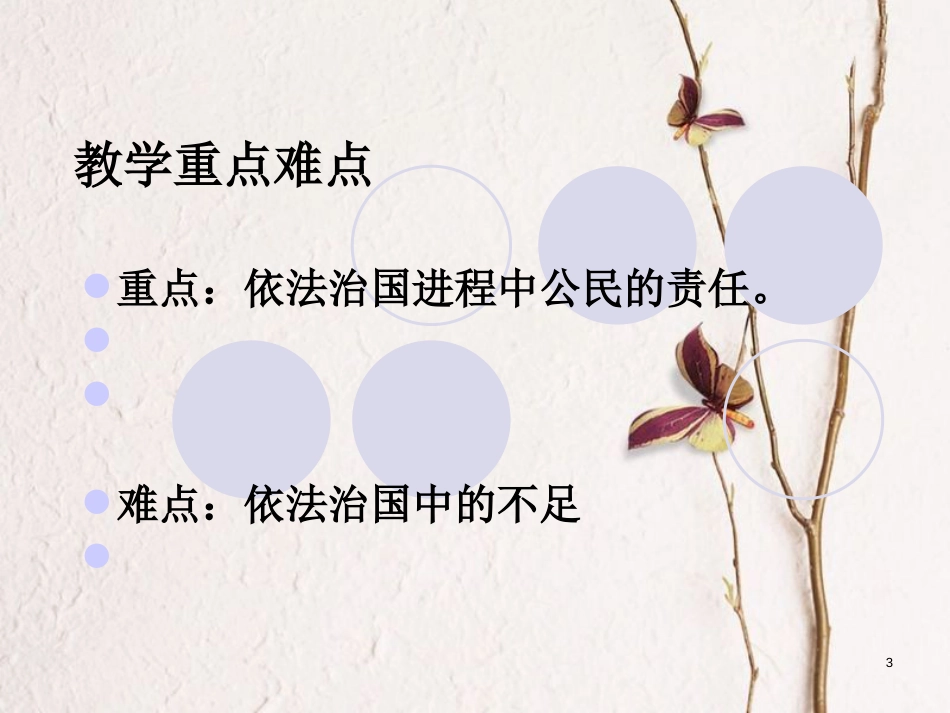 云南省个旧市九年级政治全册 第三单元 法治时代 第八课 依法治国 第3-4框 喜中有忧 我们共同的责任课件 人民版_第3页