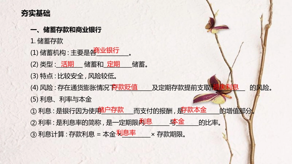 高考政治一轮复习 第二单元 生产、劳动与经营 第六课 投资理财的选择课件 新人教版必修1_第3页