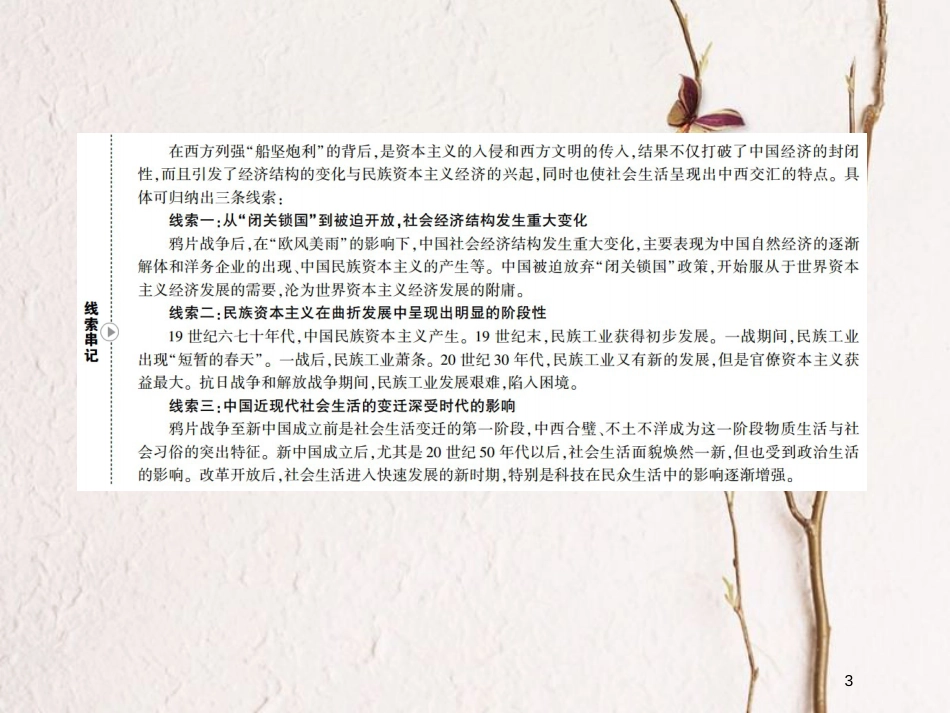 2019版高考历史一轮总复习 第八单元 工业文明冲击下的中国近代经济和近现代社会生活的变迁 23 近代中国经济结构的变动课件 新人教版_第3页