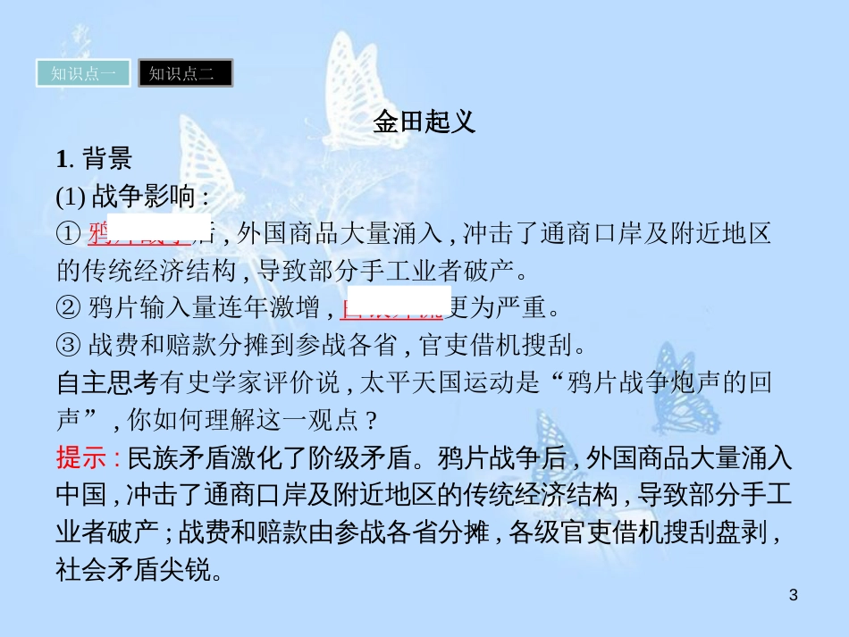 高中历史 第四单元 内忧外患与中华民族的奋起 第13课 太平天国运动课件 岳麓版必修1_第3页