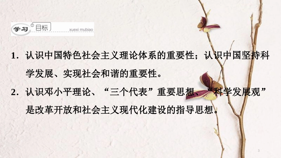 八年级历史下册 第三单元 建设中国特色社会主义 第13课 中国特色社会主义理论的确立和发展课件 北师大版_第3页