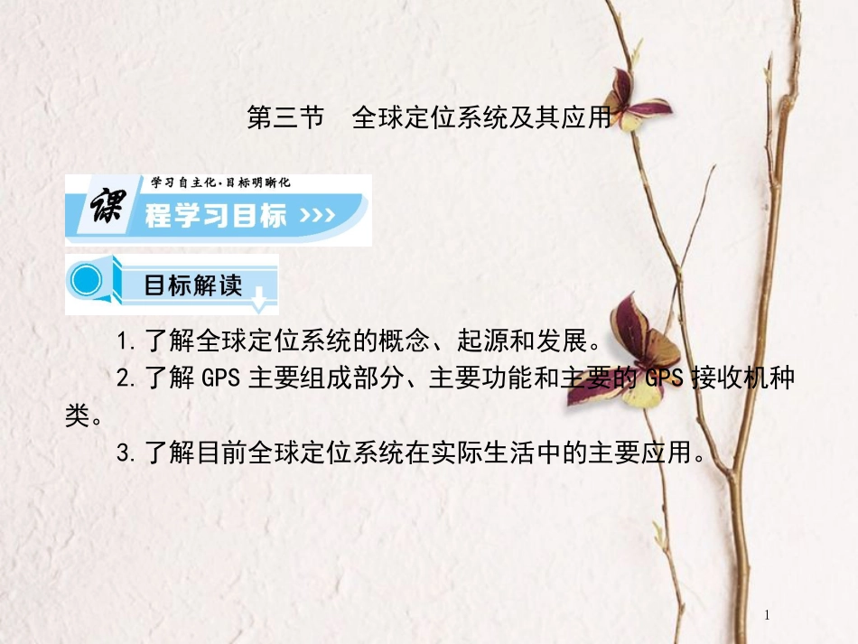 高中地理 第三章 地理信息技术应用 第三节 流域综合治理与开发—以田纳西河利于为例课件 湘教版必修3_第1页