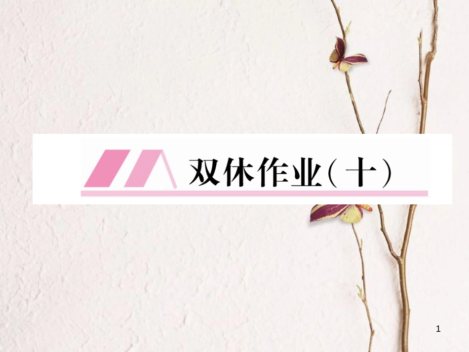 八年级语文下册 双休作业10课件 新人教版_第1页