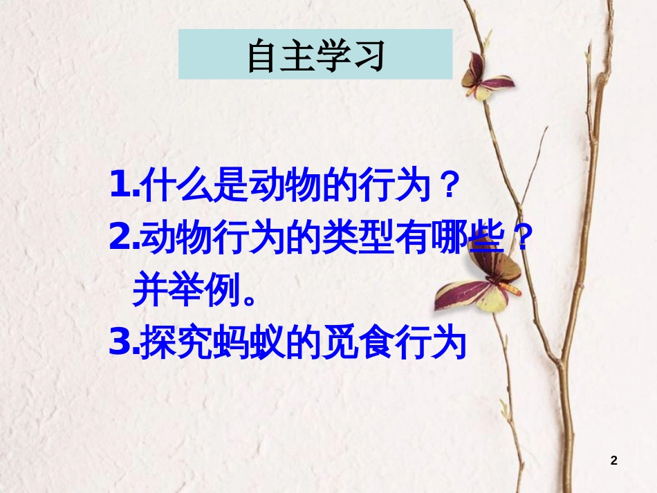 学年八年级生物上册 16.2 动物的行为课件1 苏科版_第2页