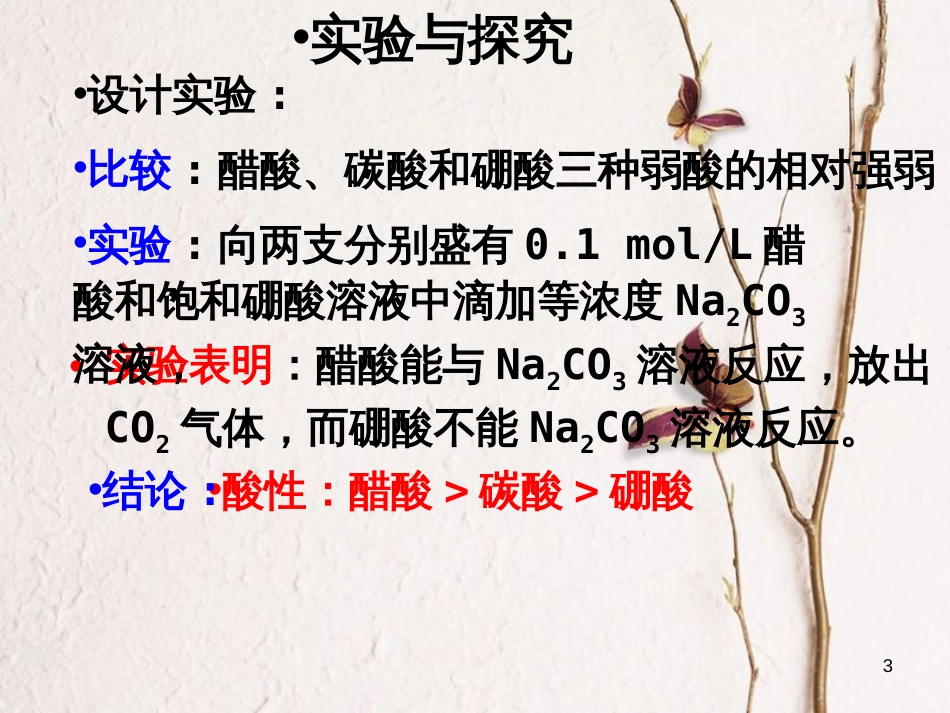 辽宁省北票市高中化学 第三章 水溶液中的离子平衡 第一节 弱电解质的电离2课件 新人教版选修4_第3页