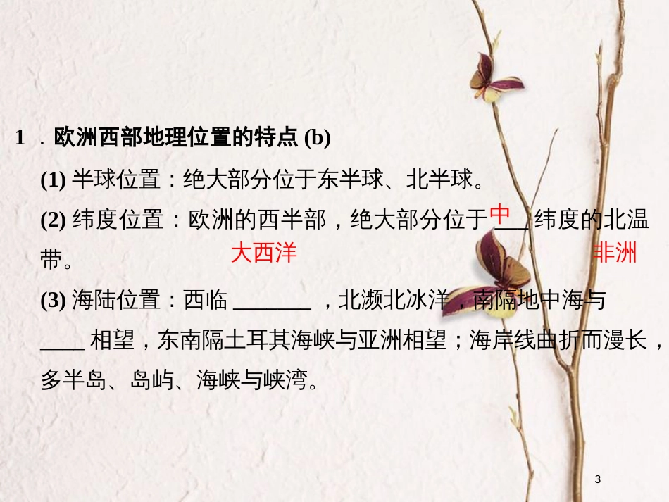 （浙江专版）2019版高考地理一轮复习 第一章 区域地理环境与人类活动 第二讲 认识地区——欧洲西部创新课件 必修3_第3页