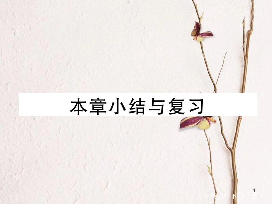 江西省2018年九年级数学下册 第一章 直角三角形的边角关系本章小结与复习练习课件 （新版）北师大版_第1页