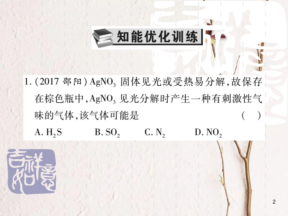 山东省中考化学复习 第一部分 基础知识复习 第一章 化学基本概念和原理 第5讲 质量守恒定律 化学方程式课件_第2页