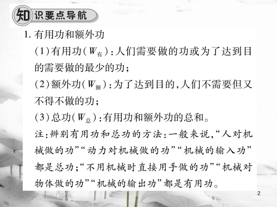 八年级物理全册 10.5 机械效率（第1课时 认识机械效率）课件 （新版）沪科版_第2页