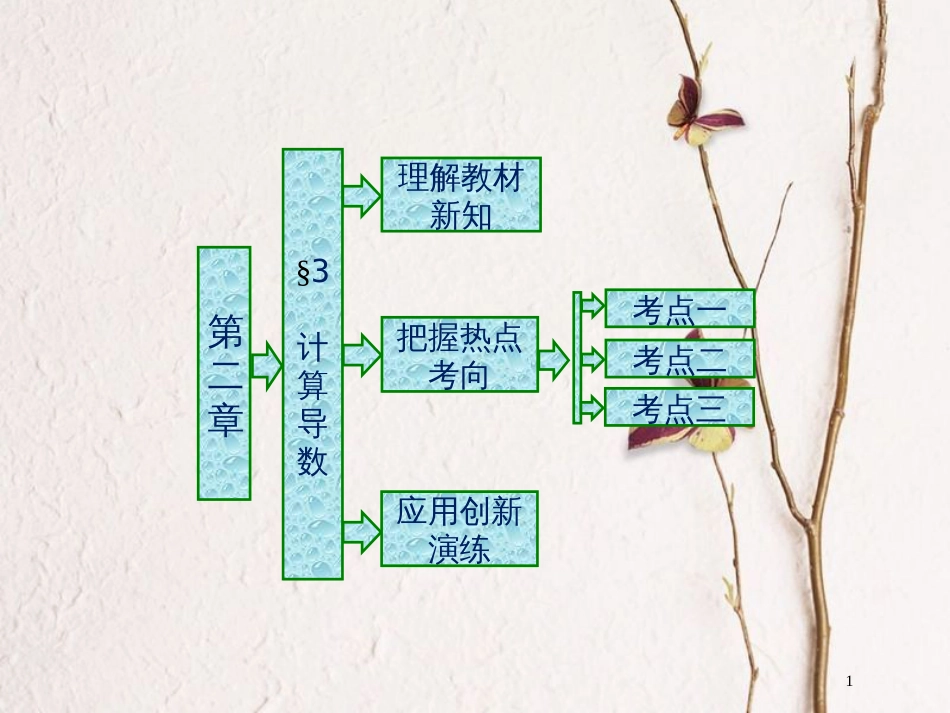 高中数学 第二章 变化率与导数 3 计算导数课件 北师大版选修2-2_第1页