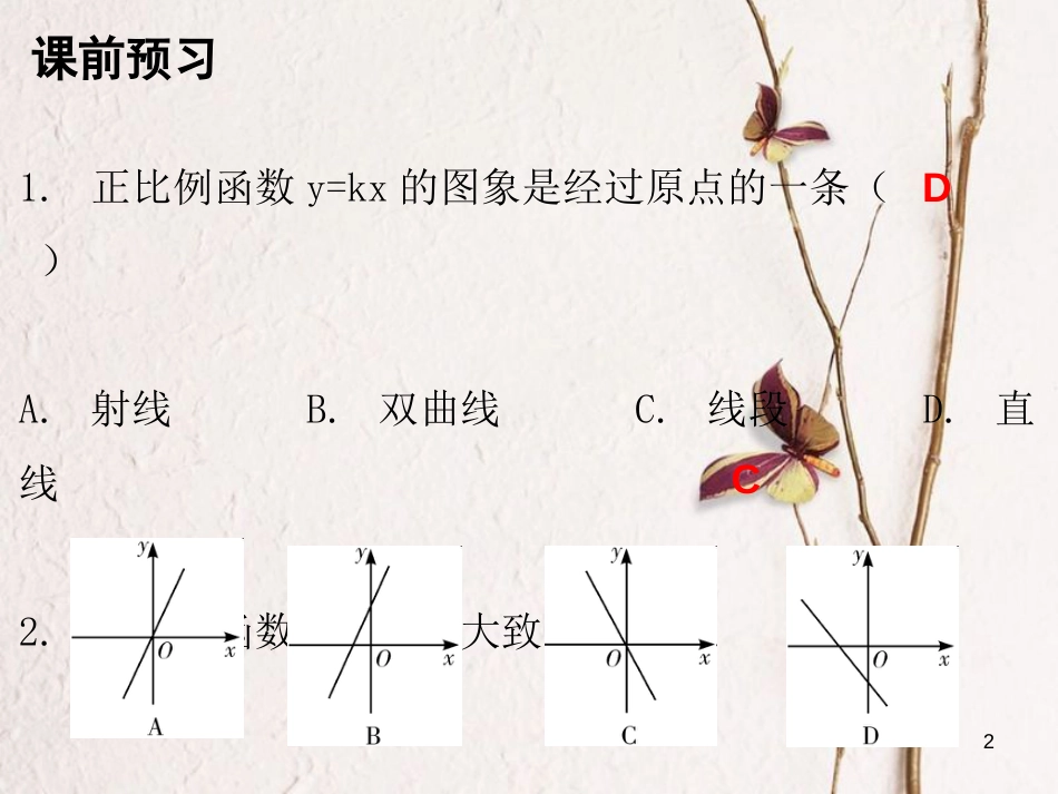 八年级数学上册 第四章 一次函数 3 一次函数的图象 第1课时 一次函数的图像（一）课件 （新版）北师大版_第2页
