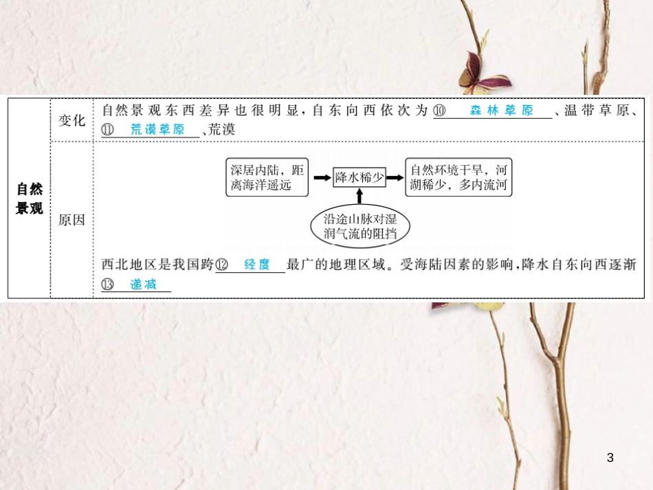 山东省德州市中考地理一轮复习 八下 第8章 西北地区课件_第3页