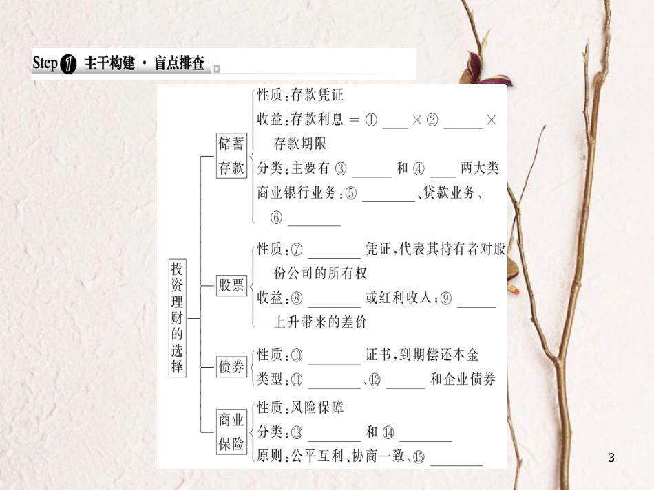 2019年高考政治一轮复习 第二单元 生产、劳动与经营 6 投资理财的选择课件 新人教版必修1_第3页