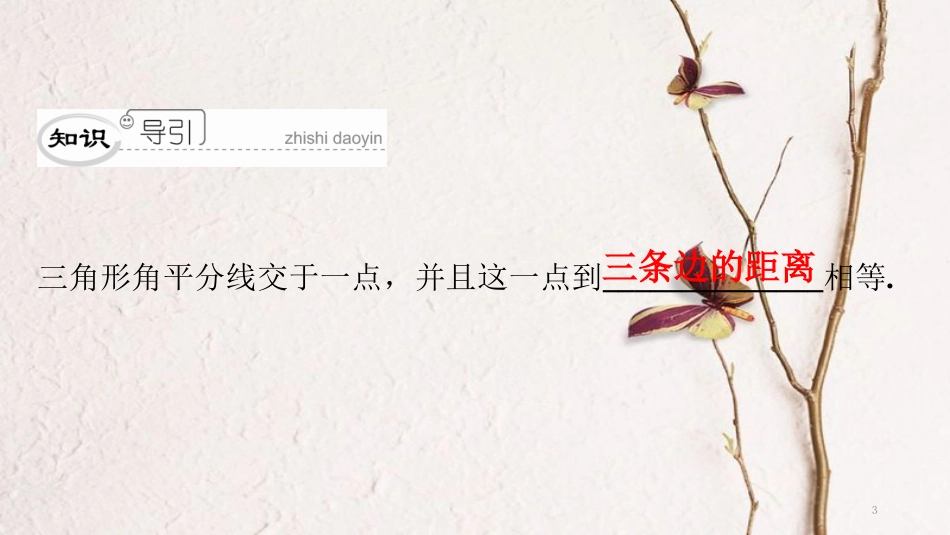八年级数学下册 第一章 三角形的证明 1.4 角平分线（2）典型训练课件 （新版）北师大版_第3页