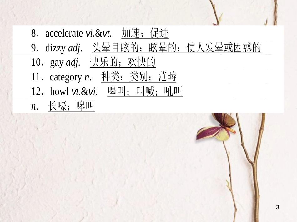 2019届高三英语一轮复习 Unit 5 Meeting your ancestors课件 新人教版选修8_第3页