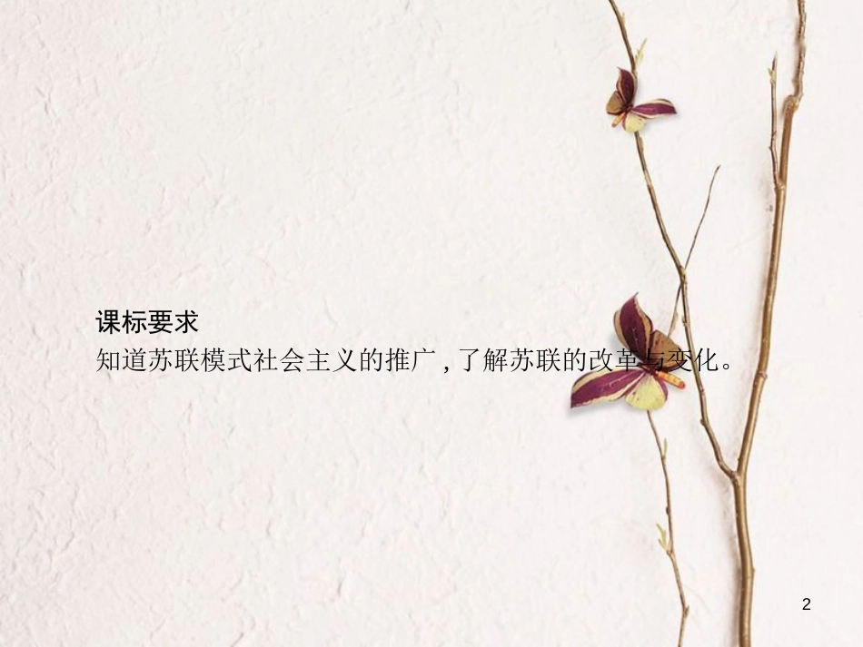 （福建专版）九年级历史下册 第三单元 两极下的竞争 12 苏东的艰难探索课件 北师大版_第2页