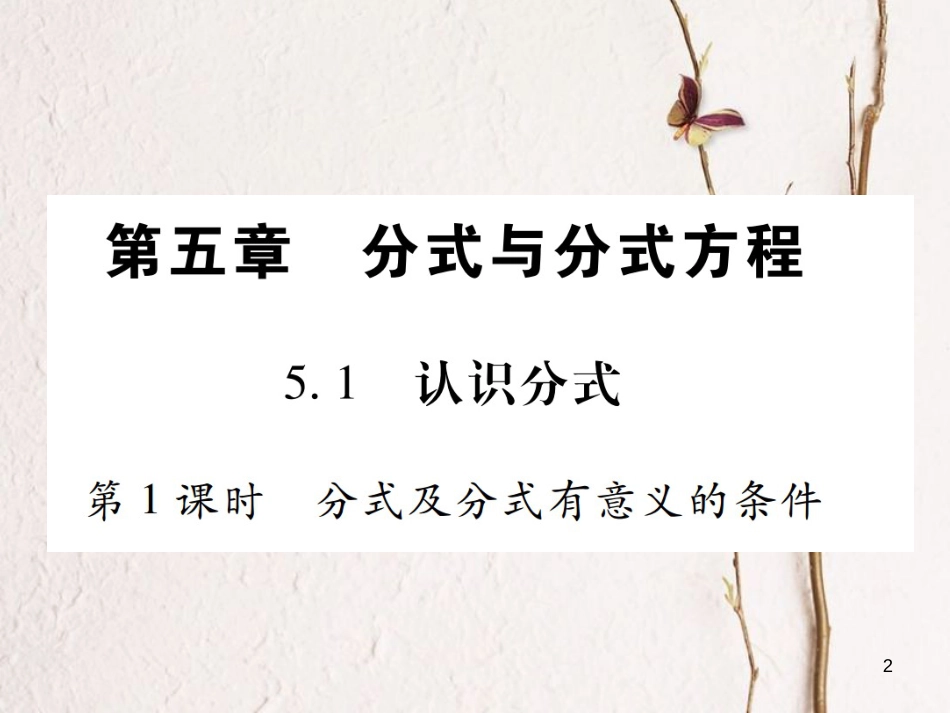 八年级数学下册 第5章 分式与分式方程习题课件 （新版）北师大版_第2页