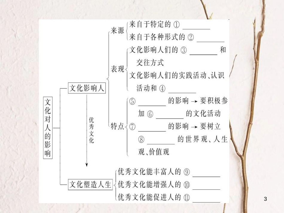 2019年高考政治一轮复习 第一单元 文化与生活 2 文化对人的影响课件 新人教版必修3_第3页