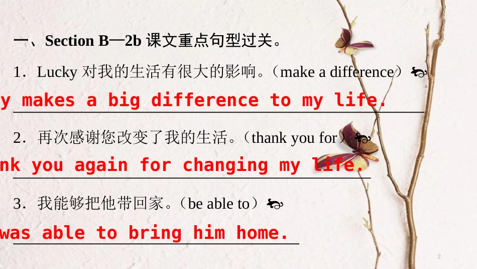 学年八年级英语下册 Unit 2 I’ll help to clean up the city parks Part 5 Section B（课后）课件 （新版）人教新目标版_第2页