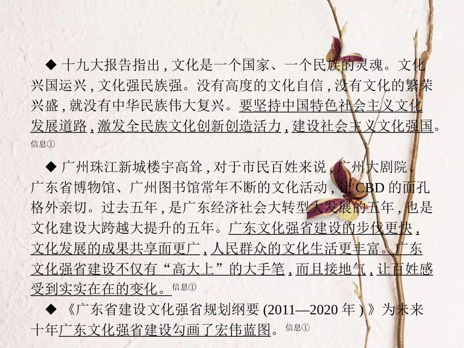中考政治 专题七 发展先进文化 建设文化强国复习课件_第2页