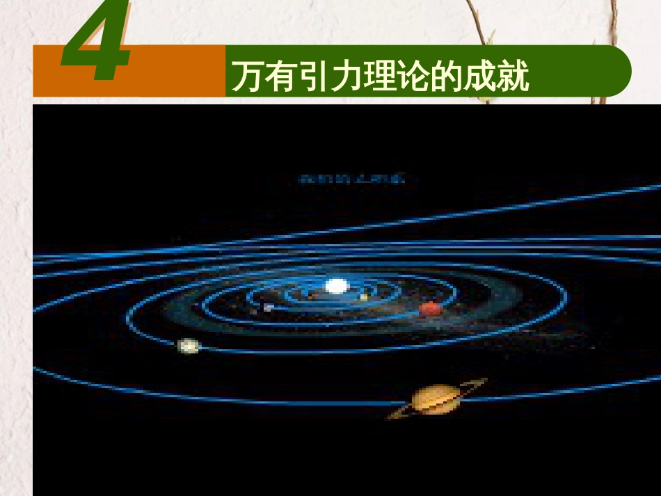 广东省揭阳市高中物理 第六章 万有引力与航天 6.4 万有引力定律的理论成就课件 新人教版必修2_第2页