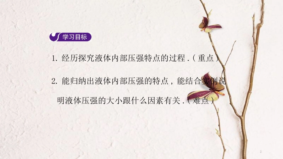 八年级物理下册 8.2 研究液体的压强（第1课时）课件（新版）粤教沪版_第2页