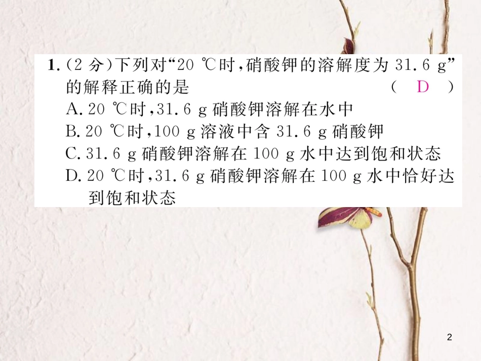 九年级化学下册 双休作业（四）作业课件 （新版）新人教版_第2页