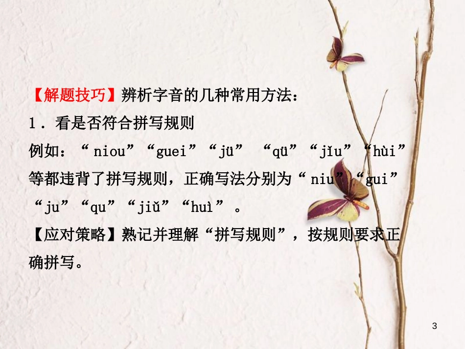 （济南专版）中考语文总复习 专题一 字音课件_第3页