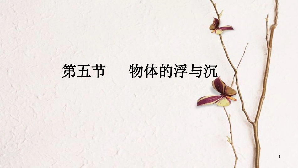 江苏省徐州市八年级物理下册 10.5 物体的浮与沉课件 （新版）苏科版_第1页