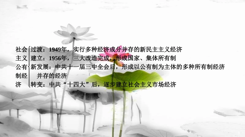 届中考历史总复习 专题篇 专题3 中国近现代经济史课件_第3页