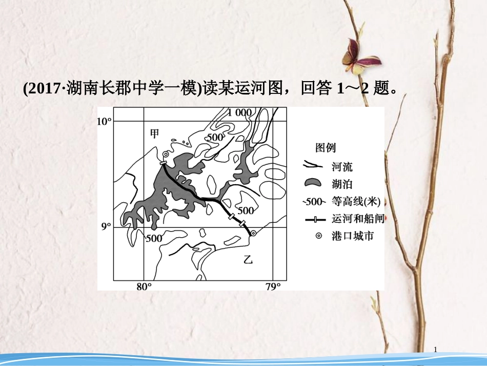 高考地理二轮复习 第1讲 地球与地图模拟精选演练提升课件_第1页