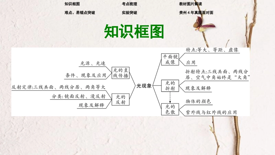 贵州省中考物理 第一部分 夯实基础过教材 第四章 光现象复习课件_第2页