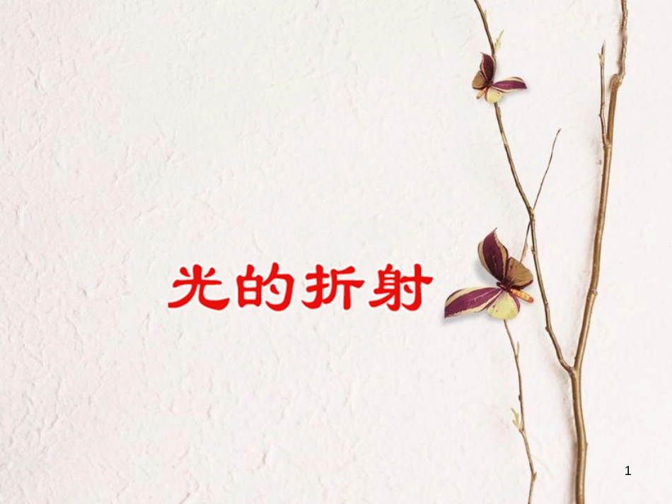 八年级物理上册 3.4《光的折射》课件2 鲁教版五四制_第1页