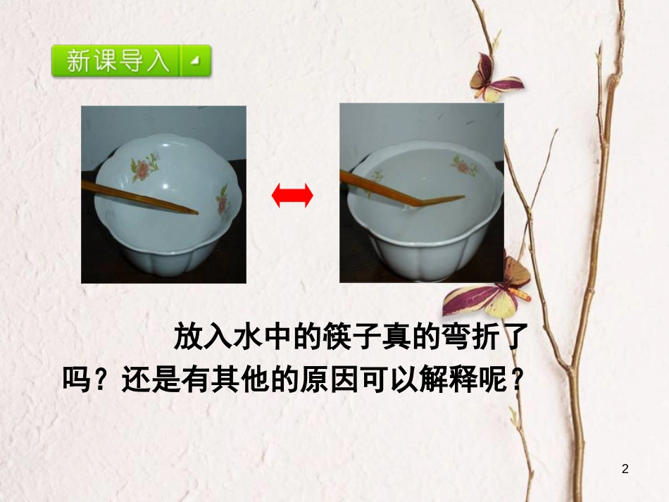 八年级物理上册 3.4《光的折射》课件2 鲁教版五四制_第2页