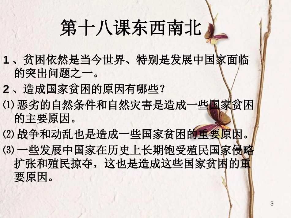 九年级政治全册 第六单元《漫步地球村》复习课件 教科版_第3页