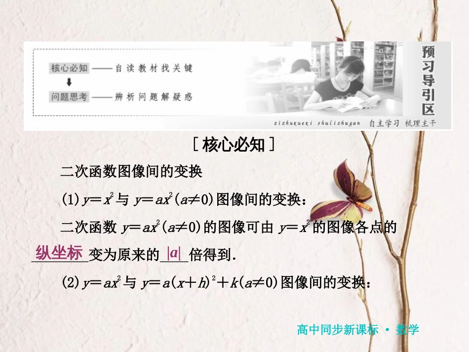 高中数学 第二章 函数 4 第1课时 二次函数的图像课件 北师大版必修1_第3页