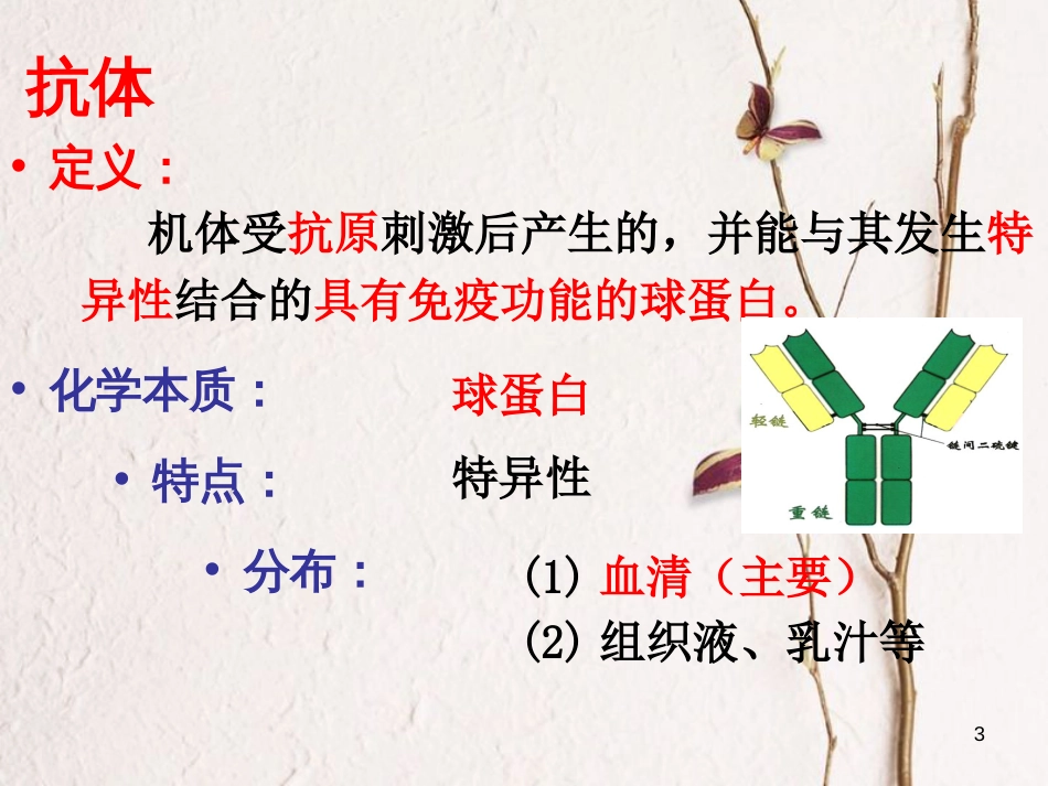 湖南省茶陵县高中生物 第二章 动物和人体生命活动的调节 2.4 免疫调节谷法娇课件 新人教版必修3_第3页